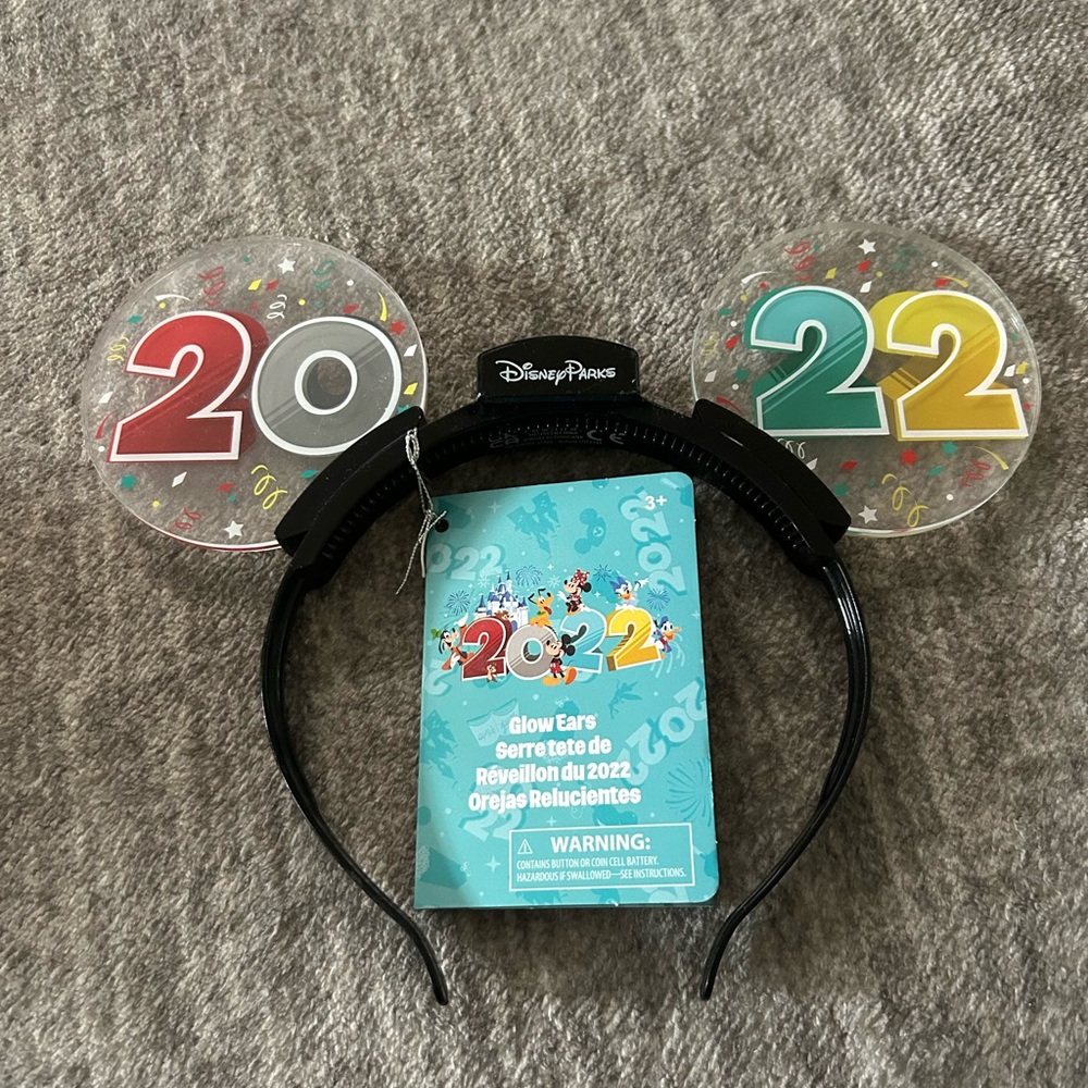 Disney 2022 Red and Yellow Ears